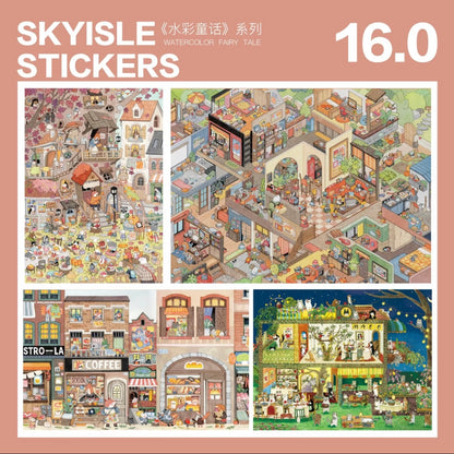 SKYISLE Vol. 16 Fairy Tale Town / Animal Apartment / Red Tea Cup House / Mayor Election - L