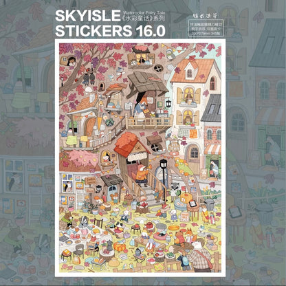 SKYISLE Vol. 16 Fairy Tale Town / Animal Apartment / Red Tea Cup House / Mayor Election - L