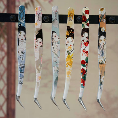 Yomu Creative Twelve Flower Gods Dolphin Tweezers