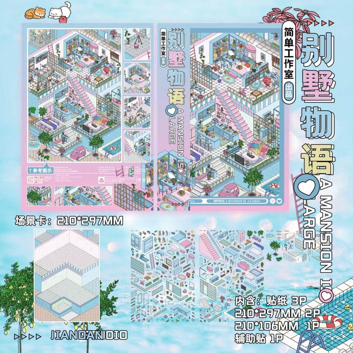 Vol. 3 Villa Tales Ocean Pavilion European Town Street Time at the Street Corner - L