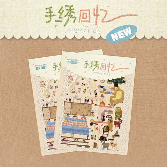 DIY mininature Scene Sticker Lumos Hand-Embroidered Memories Hand-Embroidered Memories - M 1