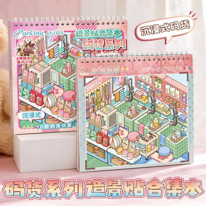 DIY mininature Scene Sticker MAN Merchandise Collection Book Merchandise Collection Book - M 2