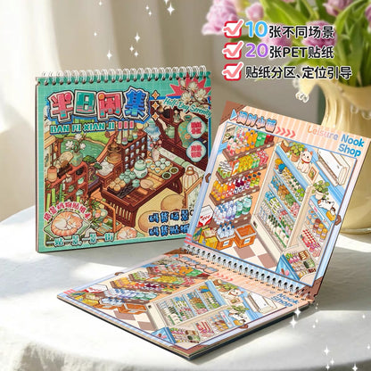 DIY miniature Scene Sticker MAN Half-Day Retreat Collection Book - M 3