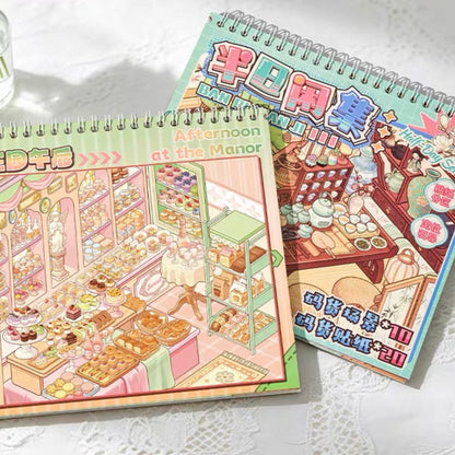 DIY miniature Scene Sticker MAN Half-Day Retreat Collection Book - M 5