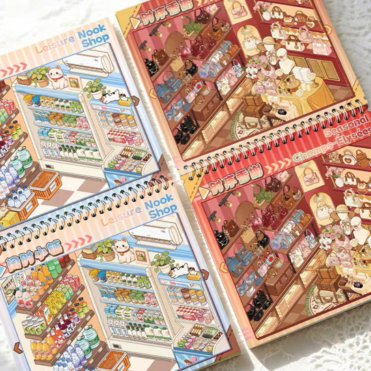 DIY miniature Scene Sticker MAN Half-Day Retreat Collection Book - M 6