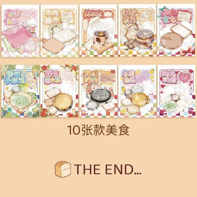 DIY mininature Scene Sticker MAN Cozy Food Time Collection Cozy Food Time - M 8