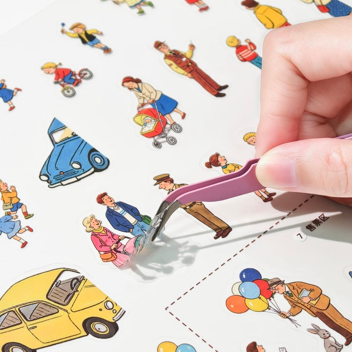DIY miniature Scene Sticker MAN People Everywhere – Bustling Little World Vol. 2 - L 3