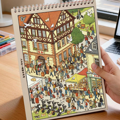 DIY miniature Scene Sticker MAN People Everywhere – Bustling Little World Vol. 2 - L 4