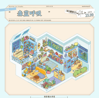 Vol. 4: Daydream Apartment Forest Blue Breath Lucky Homebody Pink Secret Garden - M