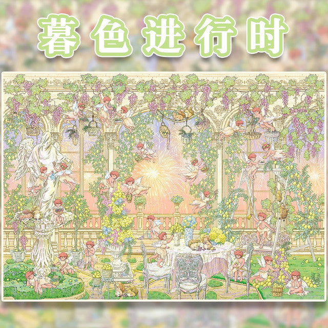 DIY mininature Scene Sticker Manlishe Vol. 3 Defrosting Liu Dehua Let’s Make Dumplings Together Twilight in Progress Sunset Countdown - L 5