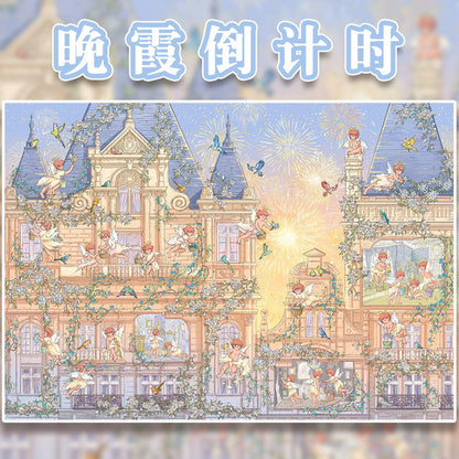 DIY mininature Scene Sticker Manlishe Vol. 3 Defrosting Liu Dehua Let’s Make Dumplings Together Twilight in Progress Sunset Countdown - L 6
