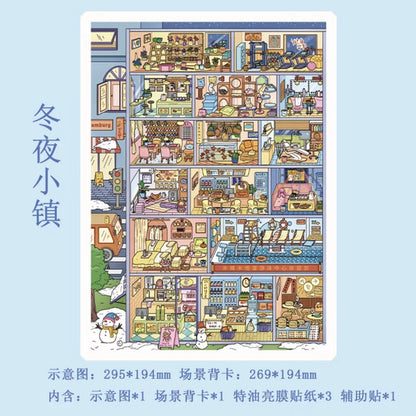 Vol. 1 Heartfelt Town Winter Night Town - L