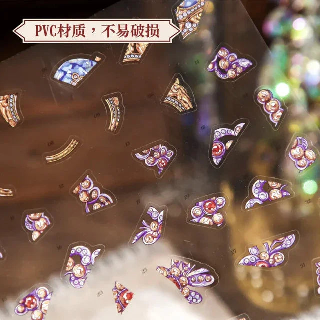 DIY mininature Scene Sticker Mr.Paper Ornament Puzzle Series Jewelry Puzzle Stickers - M 7