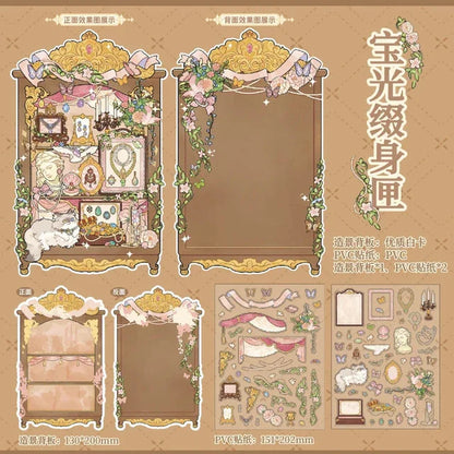 Curiosity Cabinet Collection Display Window of Wonders Rare Collection Cabinet Treasure Jewelry Box Alchemy Cabinet - M