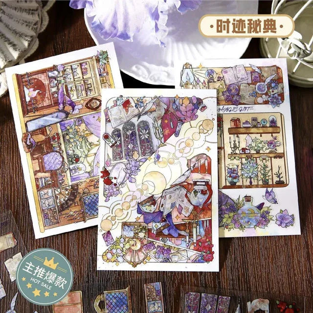 DIY mininature Scene Sticker Mr.Paper Time Collector Series Star Journey Anomalies Chronicle of Time - M 4