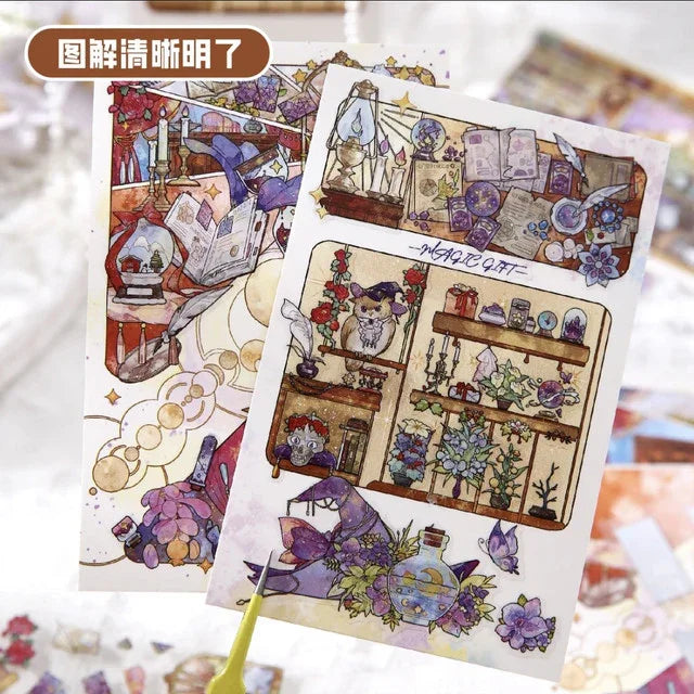 DIY mininature Scene Sticker Mr.Paper Time Collector Series Star Journey Anomalies Chronicle of Time - M 7