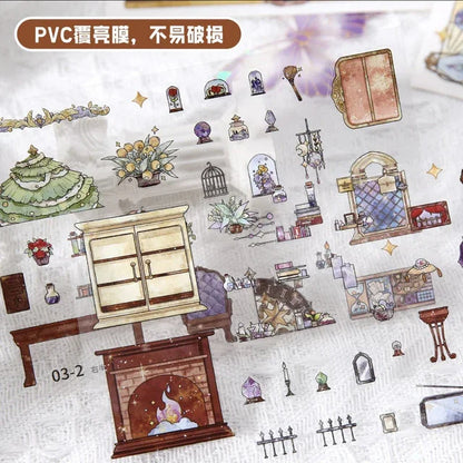 DIY mininature Scene Sticker Mr.Paper Time Collector Series Star Journey Anomalies Chronicle of Time - M 8