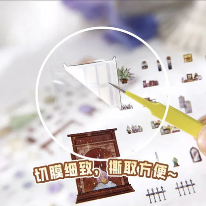 DIY mininature Scene Sticker Mr.Paper Time Collector Series Star Journey Anomalies Chronicle of Time - M 9