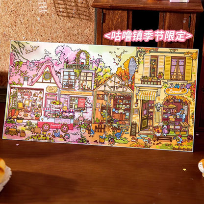 DIY mininature Scene Sticker Mr.Paper Animal Town Never-Closing Tail Street Gulu Town Seasonal Special - L 3