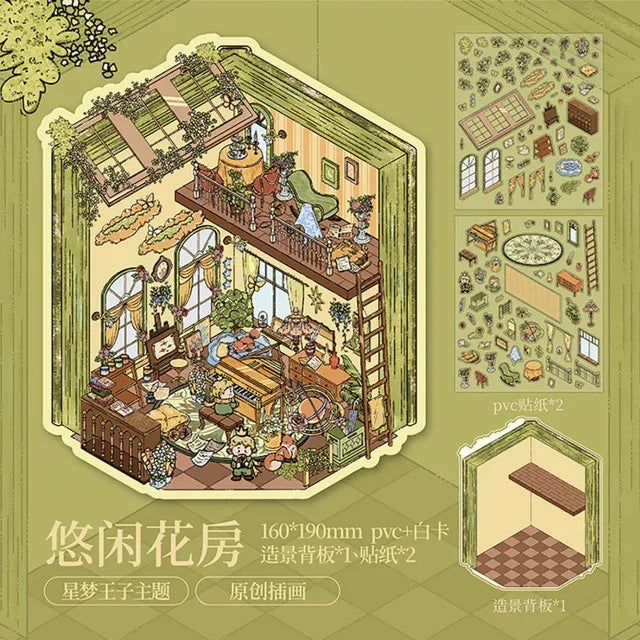Starry Prince Series Leisure Flower House Magic Bookstore Rose Prelude Steampunk Dream - M