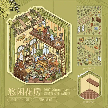 Starry Prince Series Leisure Flower House Magic Bookstore Rose Prelude Steampunk Dream - M