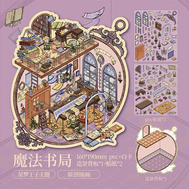 Starry Prince Series Leisure Flower House Magic Bookstore Rose Prelude Steampunk Dream - M