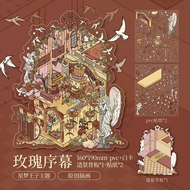 Starry Prince Series Leisure Flower House Magic Bookstore Rose Prelude Steampunk Dream - M