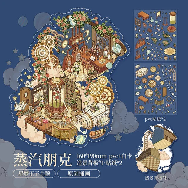 Starry Prince Series Leisure Flower House Magic Bookstore Rose Prelude Steampunk Dream - M