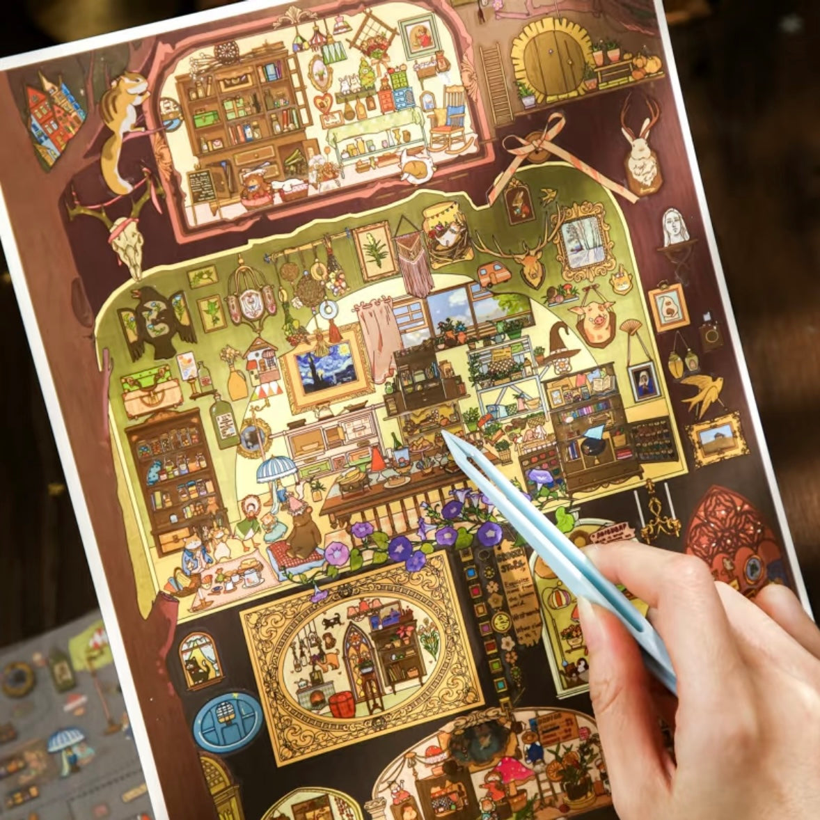 DIY miniature Scene Sticker Mr.Paper Gingerbread Christmas Town Gingerbread Christmas Town - L 6