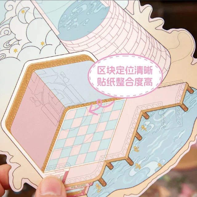 DIY mininature Scene Sticker Mr.Paper Fairy Tale Book Andersen Tales Grinch Cottage - M 5