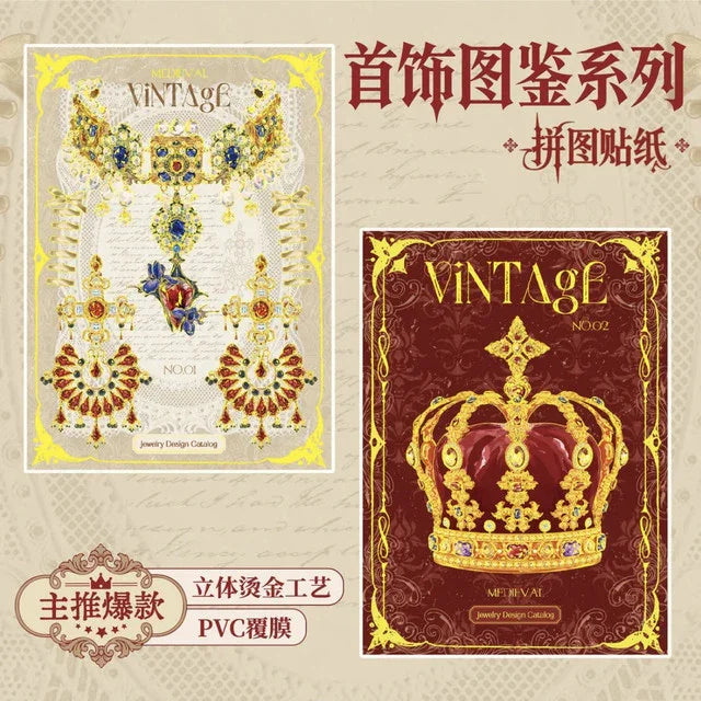 DIY mininature Scene Sticker Mr.Paper Jewelry Archive Series Crown of Thorns Ode to the Muse - L 2