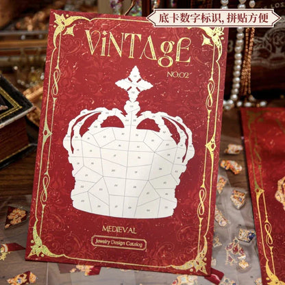 DIY mininature Scene Sticker Mr.Paper Jewelry Archive Series Crown of Thorns Ode to the Muse - L 4