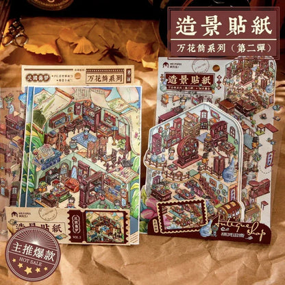DIY mininature Scene Sticker Mr.Paper Kaleidoscope Vol. 2 Republic Era Dream Spirit Retreat - M 1
