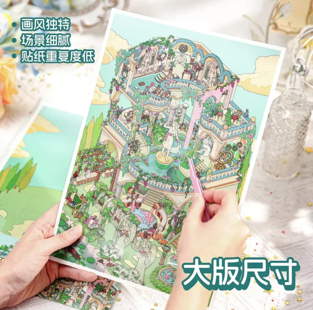 DIY mininature Scene Sticker Mr.Paper Kaleidoscope Vol. 3 Eden Garden - L 3