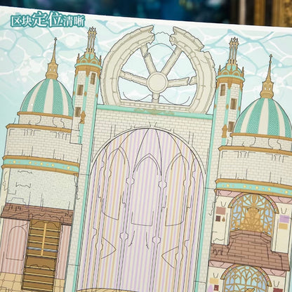 DIY mininature Scene Sticker Mr.Paper Kaleidoscope Vol. 6 Lost Mermaid Temple - L 8