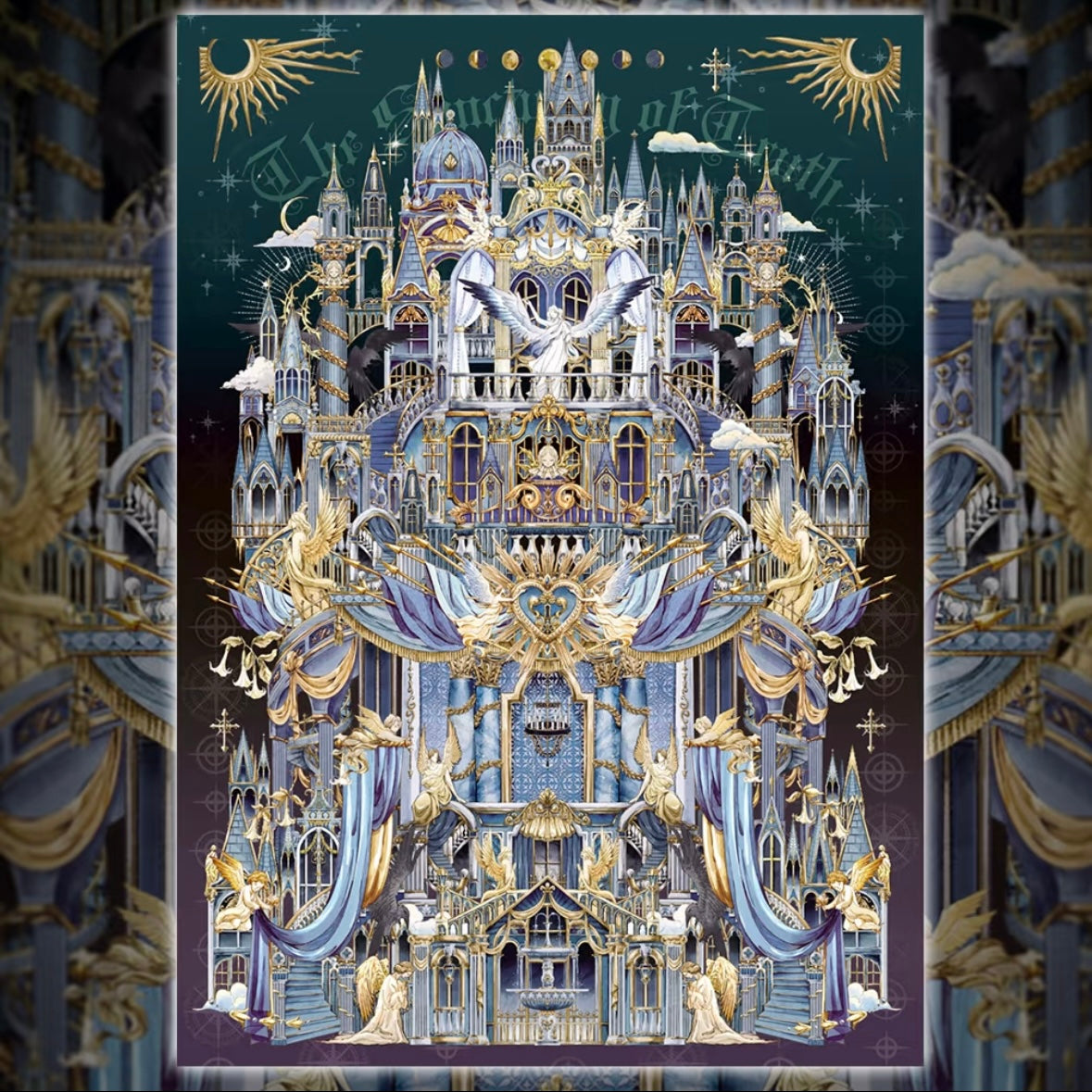 DIY miniature Scene Sticker MU YAO Vol. 18 Heavenly Palace Sacred Wing Starry Sky - L 2
