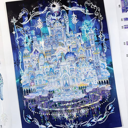 DIY miniature Scene Sticker MU YAO MU YAO Vol. 21 Castle in the Sky Formless Guanyin - L 4