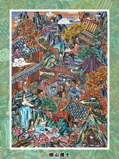 DIY mininature Scene Sticker Mi Yu Zao Jing Strange Tales Series Vol. 2 Lady Ghost Romance Taoist of Laoshan Rakshasa Sea Market Painted Skin - L 2
