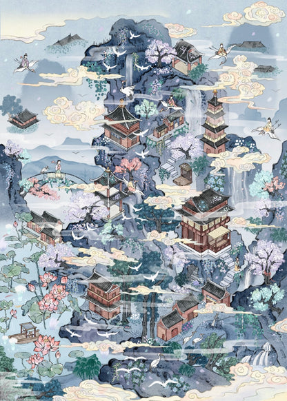 MI YU ZAO JING Vol. 6 Into the Painting Deep in the Clouds Misty Jiangnan - L