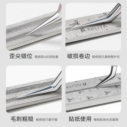 DIY mininature Scene Sticker NILIYA Tweezers Repair Tool Coarse Repair Fine Repair - S 5