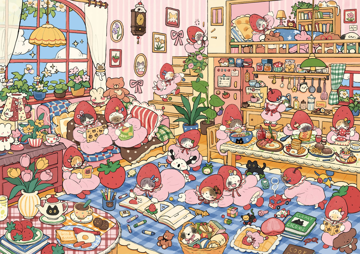Vol. 8 Meow Meow Plaza Happiness Park Stay-at-Home Moments Bear Cub's Home - L