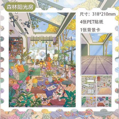 Vol. 5 Seaside Sunroom Forest Sunroom - L