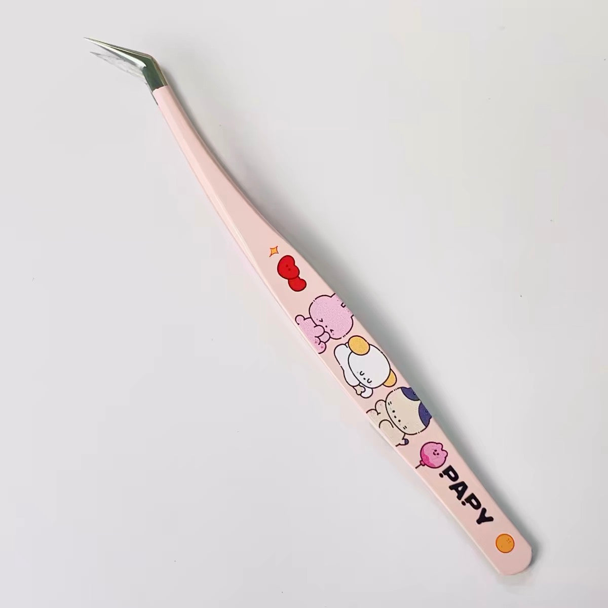 Macaron Color Tweezers Yellow Angled Tip Tweezers Yellow Dolphin Tweezers Pink Angled Tip Tweezers Pink Dolphin Tweezers Purple Angled Tip Tweezers Purple Dolphin Tweezers - S
