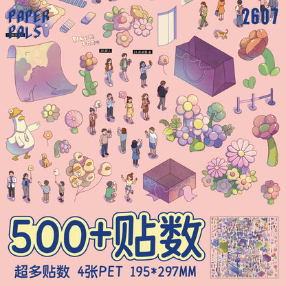 DIY miniature Scene Sticker PaperPals Architecture Studio Series Architectural Studio Clock Out, Studio - XL 3