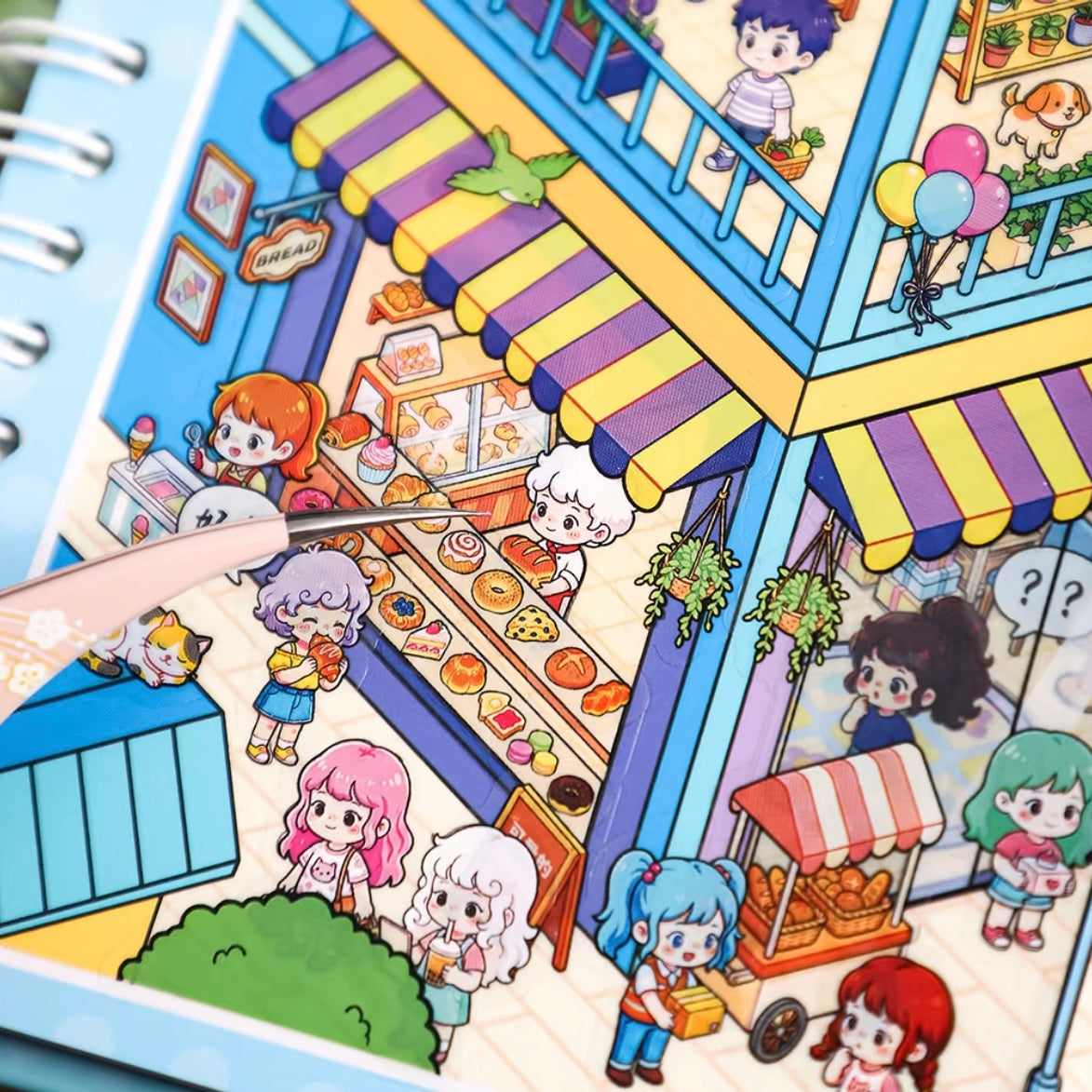 DIY miniature Scene Sticker QiGongZhu Leisure Holiday Collection Book Leisure Holiday Collection Book - L 7