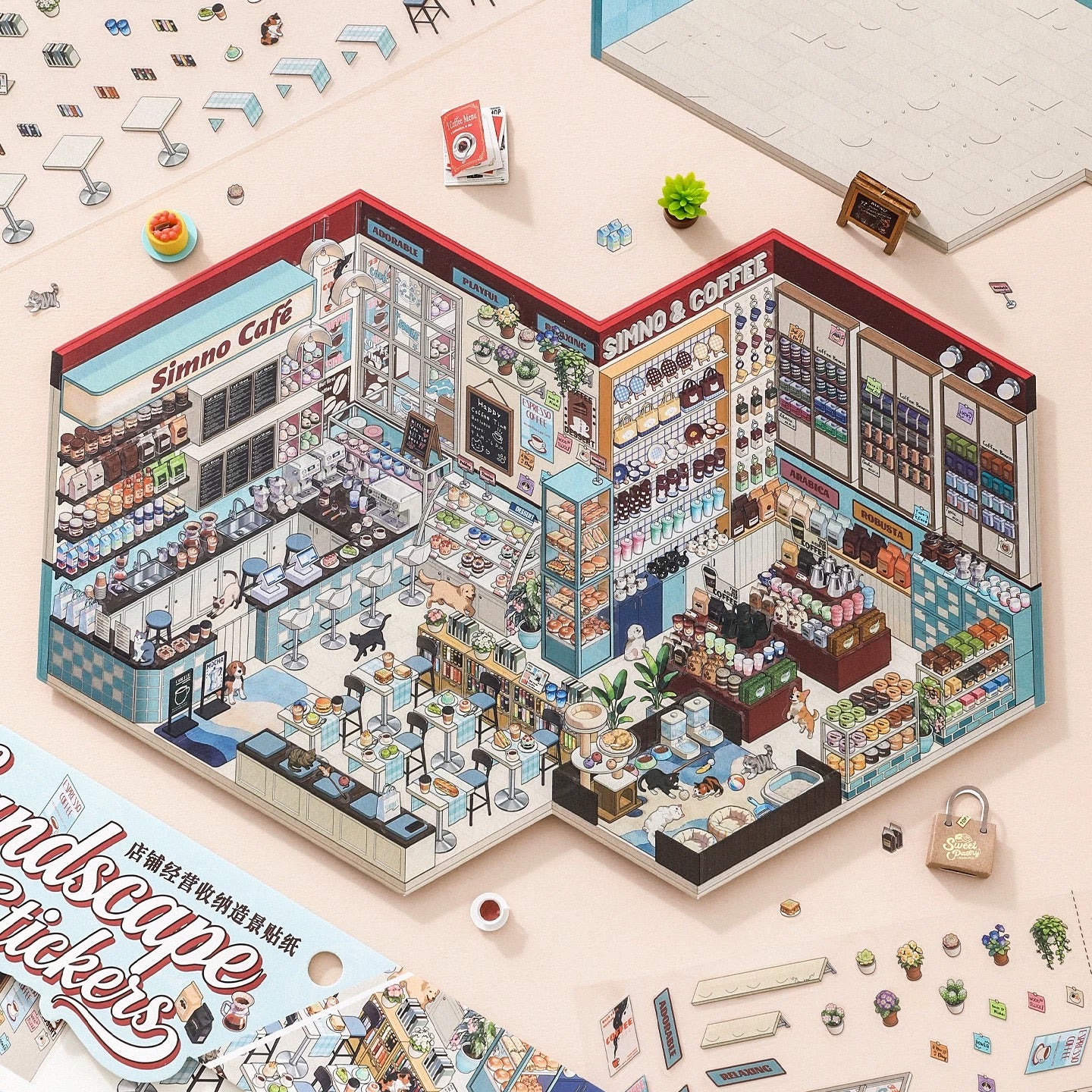 Shop Series Vol. 6 Cocoa Dessert Shop Leisure Café Cocoa Dessert Shop Leisure Café - L