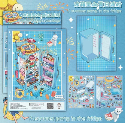 Vol. 1 Endless Motion Meow Day San Miao's Night Market tales A summer party in the fridge A ten-minute fantasy during the break - L