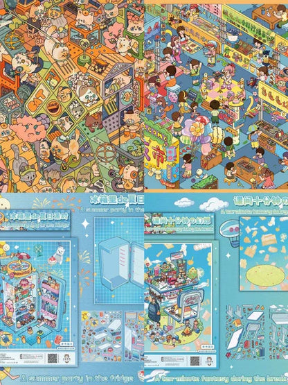 Vol. 1 Endless Motion Meow Day San Miao's Night Market tales A summer party in the fridge A ten-minute fantasy during the break - L