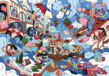 Vol. 3 Dreamland for Kids Realm of Little Dreams Stardust Falling on Shoal Daylit Wonderland Nocturnal Realm - XL