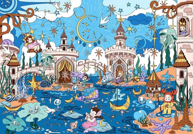 Vol. 3 Dreamland for Kids Realm of Little Dreams Stardust Falling on Shoal Daylit Wonderland Nocturnal Realm - XL